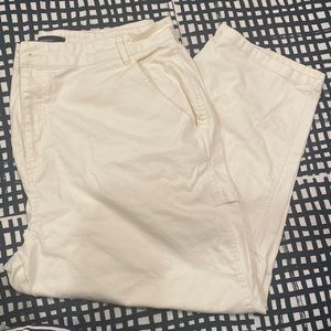 Forever 21+ painters pants white  work pant style 3x